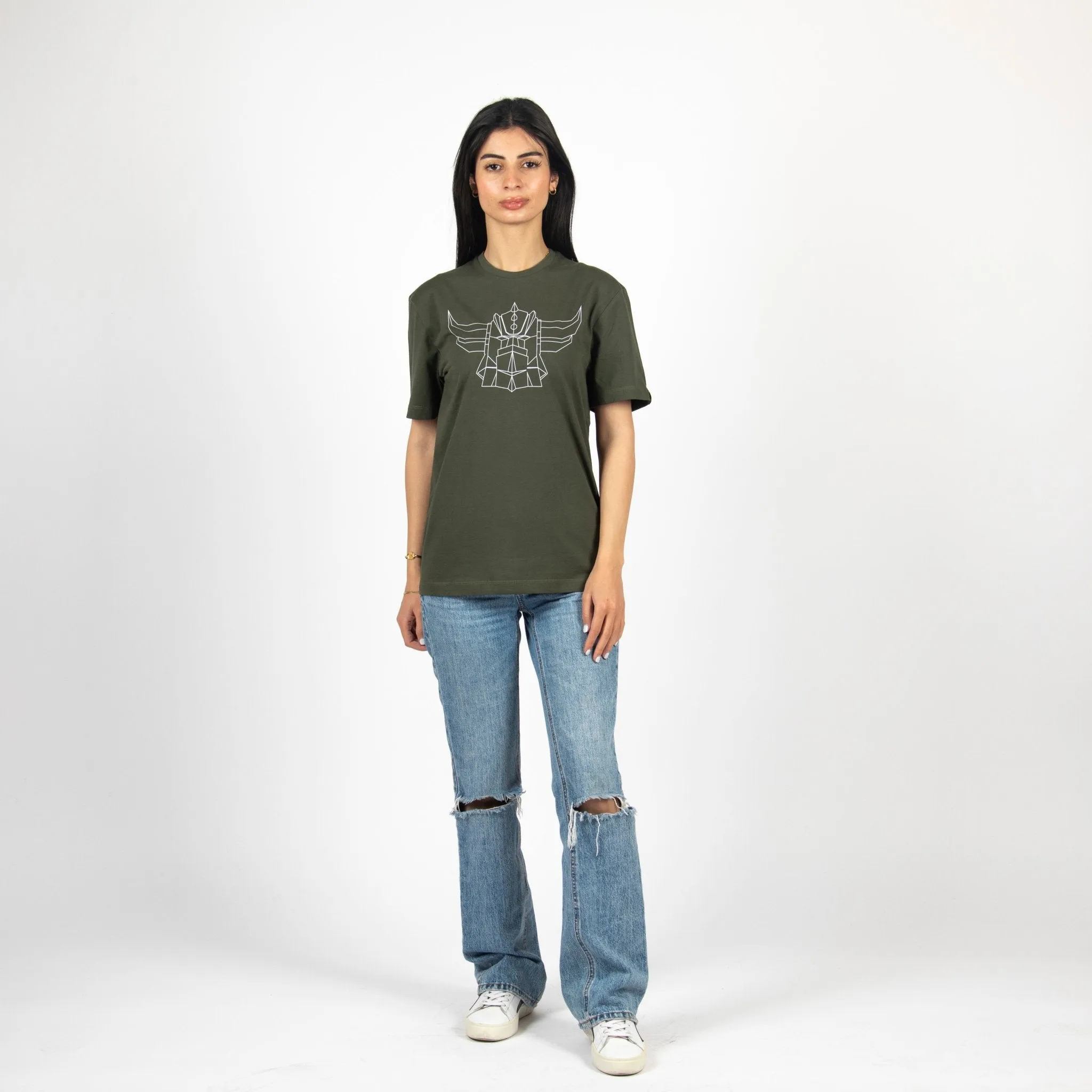 Grendizer Outline | Basic Cut T-shirt
