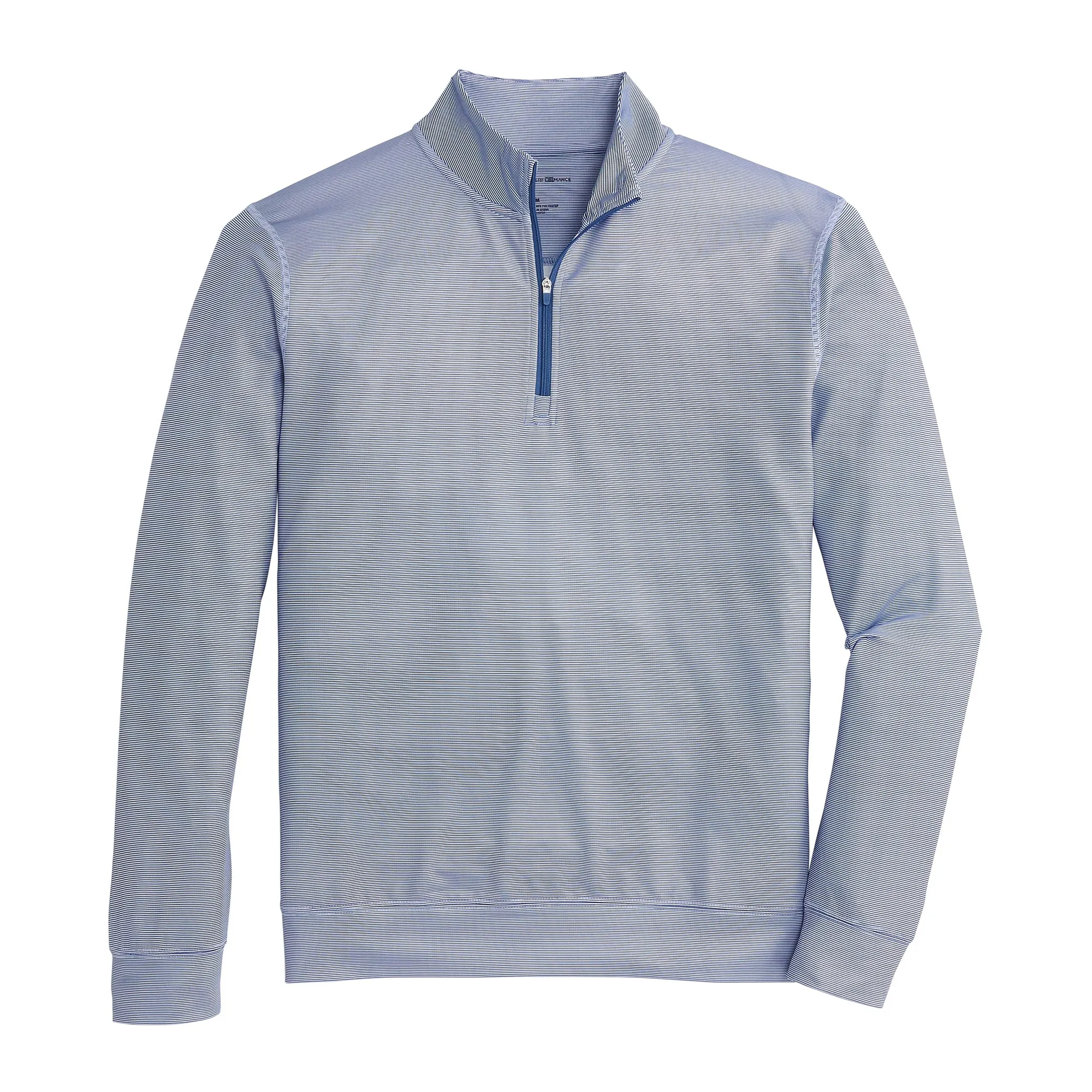 Hairline Stripe Printed Performance 1/4 Zip - Naval Academy