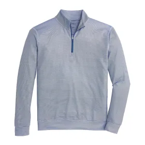 Hairline Stripe Printed Performance 1/4 Zip - Naval Academy