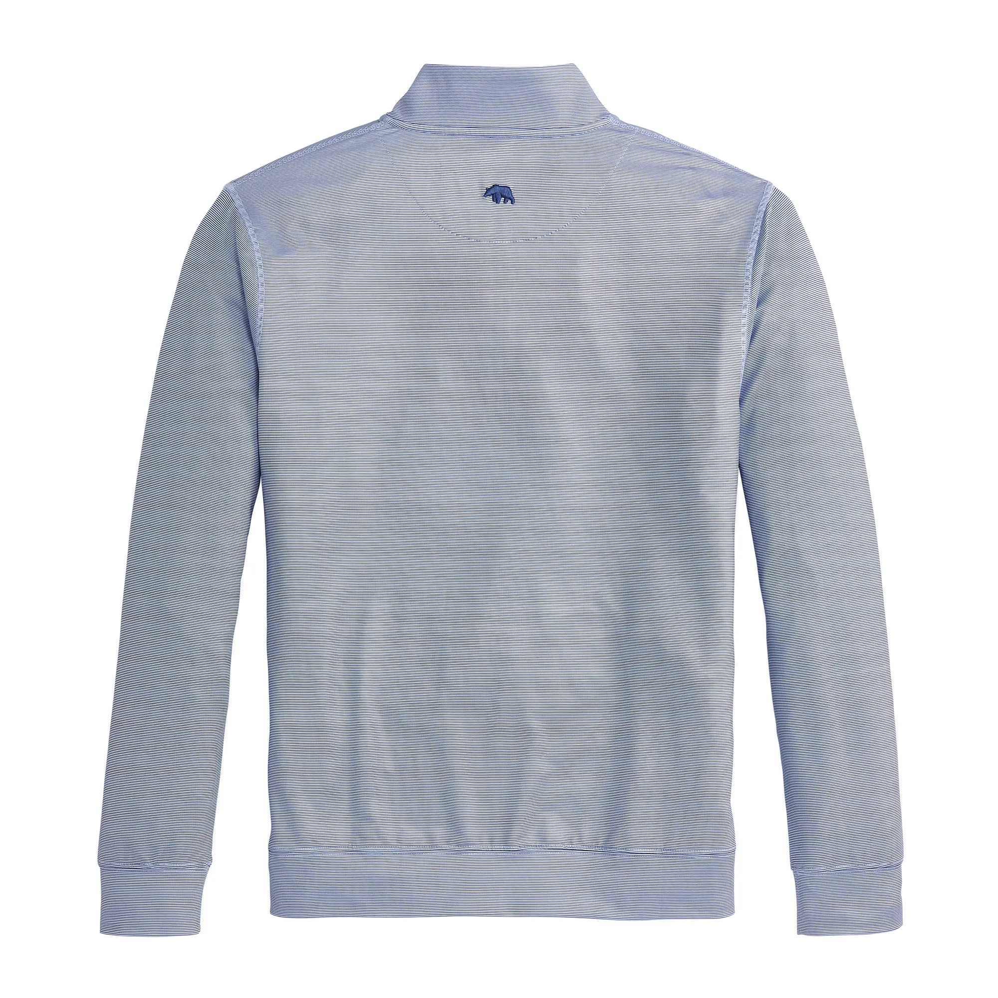 Hairline Stripe Printed Performance 1/4 Zip - Naval Academy