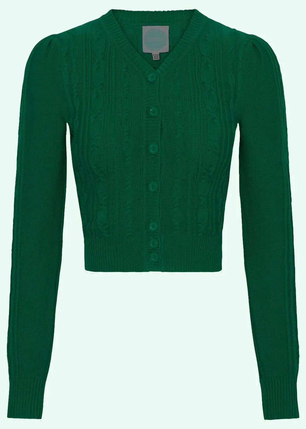 Ice Skater Cardigan, Emerald grøn