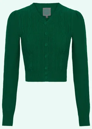 Ice Skater Cardigan, Emerald grøn