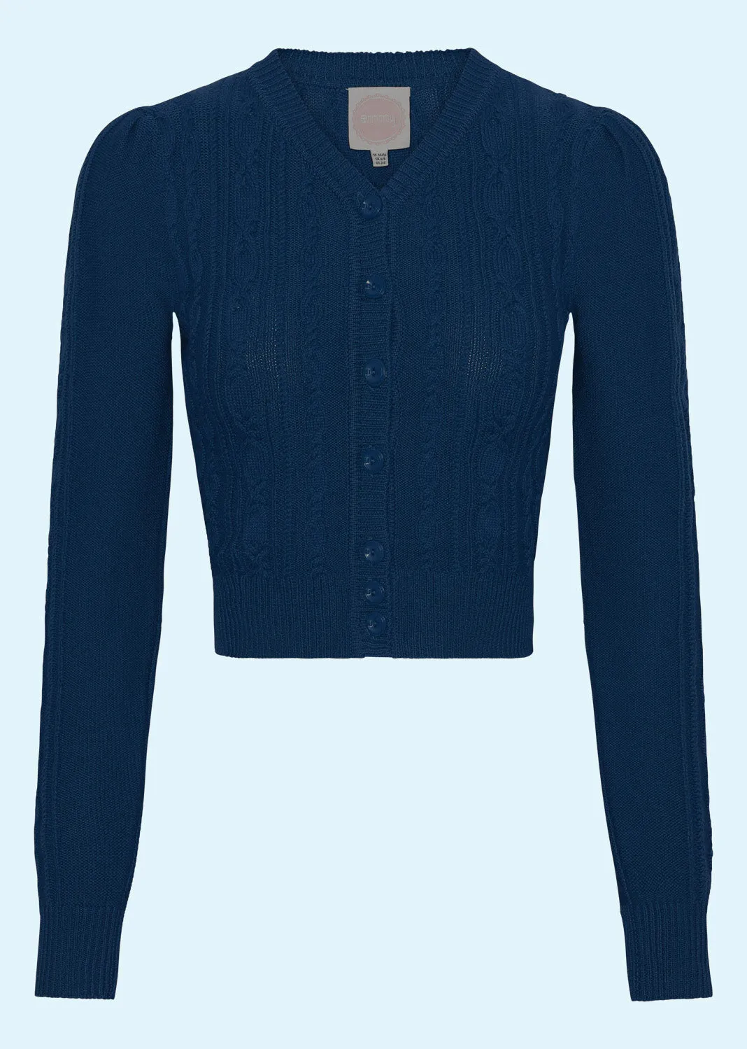 Ice Skater Cardigan i navy