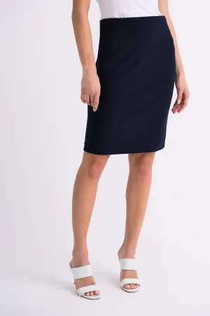 Joseph Ribkoff Classic Short Pencil Skirt in Midnight 153071