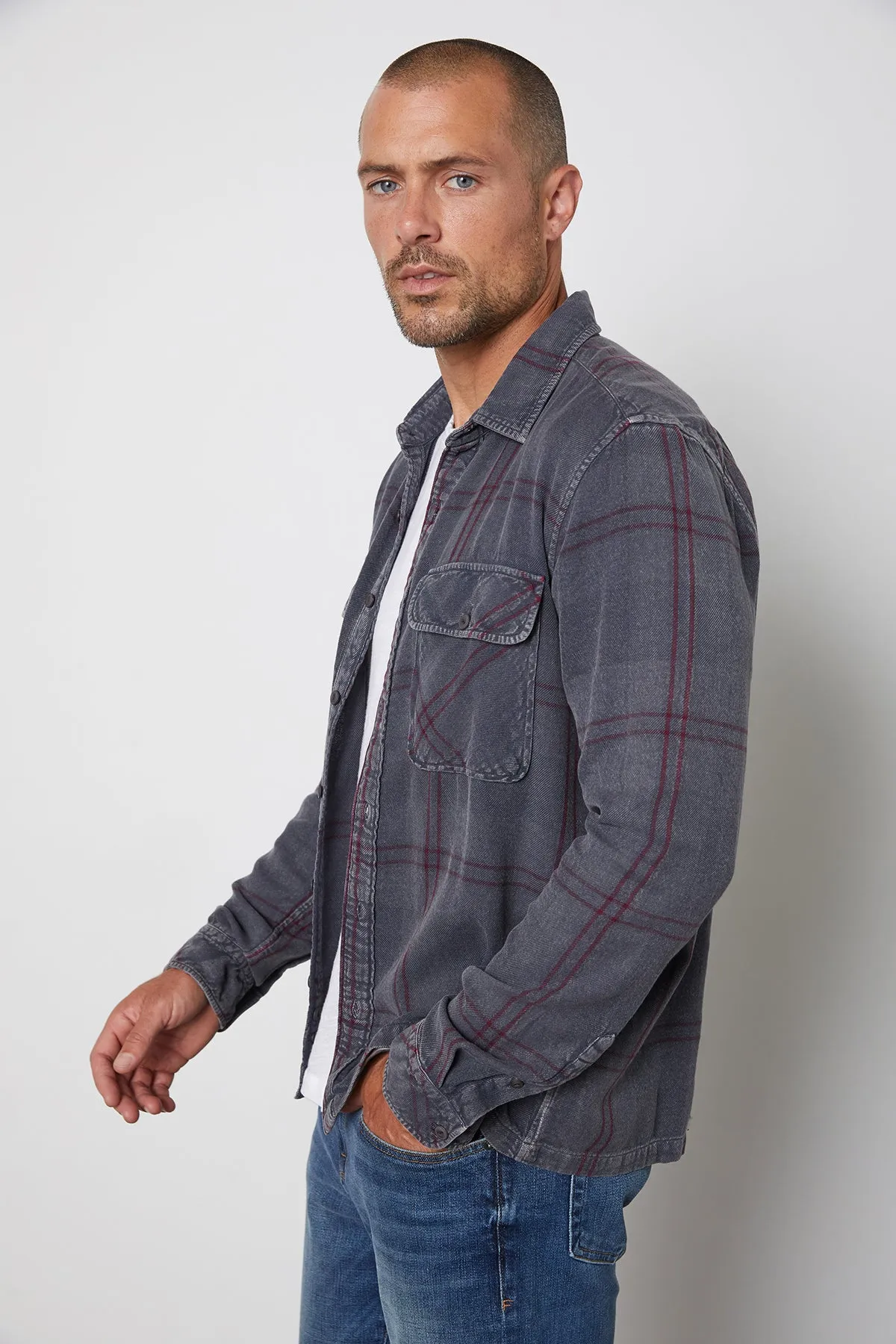 KIRK PLAID BUTTON-UP SHIRT