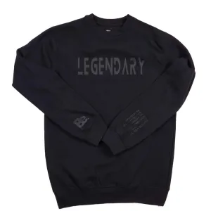 LEGENDARY PREMIUM BLACKOUT MANTRA SWEATSHIRT (UNISEX)