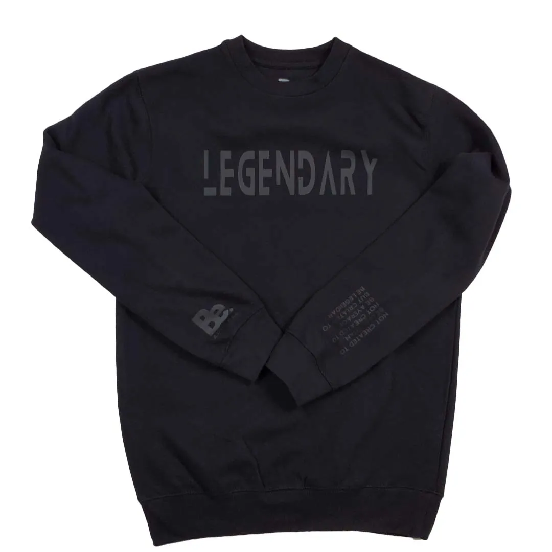 LEGENDARY PREMIUM BLACKOUT MANTRA SWEATSHIRT (UNISEX)
