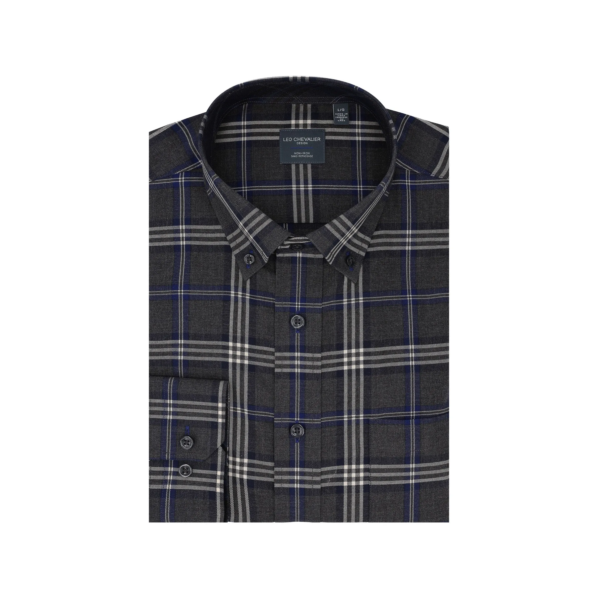 Leo Chevalier - Long Sleeve Shirt - Classic Fit - 100% Cotton - 623483