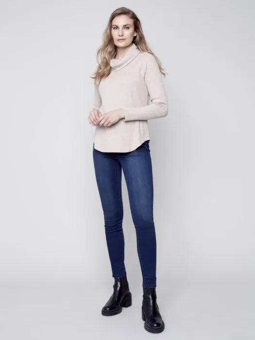 LONG SLEEVE SOFT RIB TOP