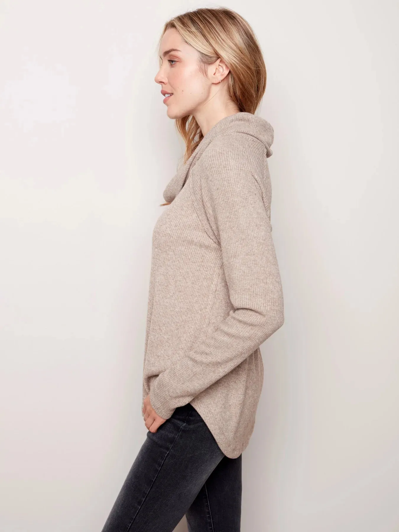 LONG SLEEVE SOFT RIB TOP