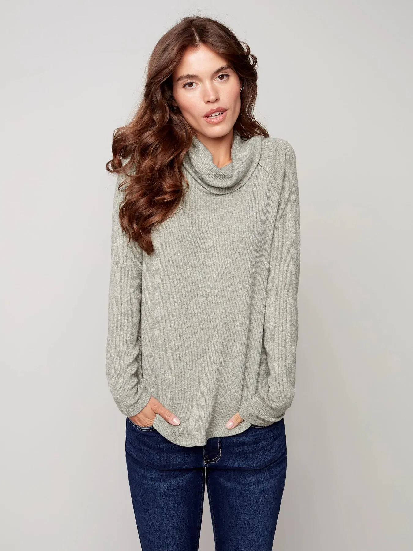LONG SLEEVE SOFT RIB TOP