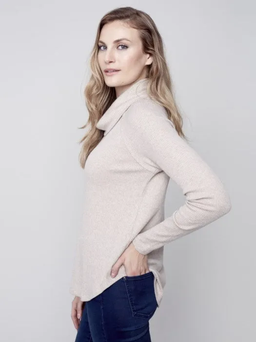 LONG SLEEVE SOFT RIB TOP