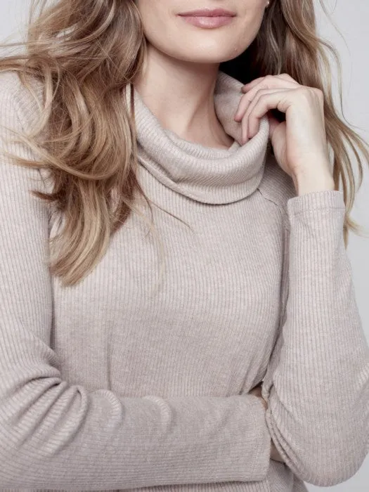 LONG SLEEVE SOFT RIB TOP