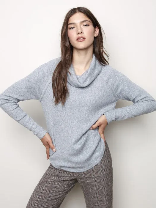 LONG SLEEVE SOFT RIB TOP
