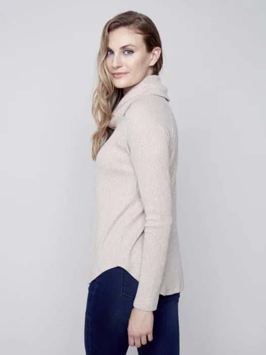 LONG SLEEVE SOFT RIB TOP