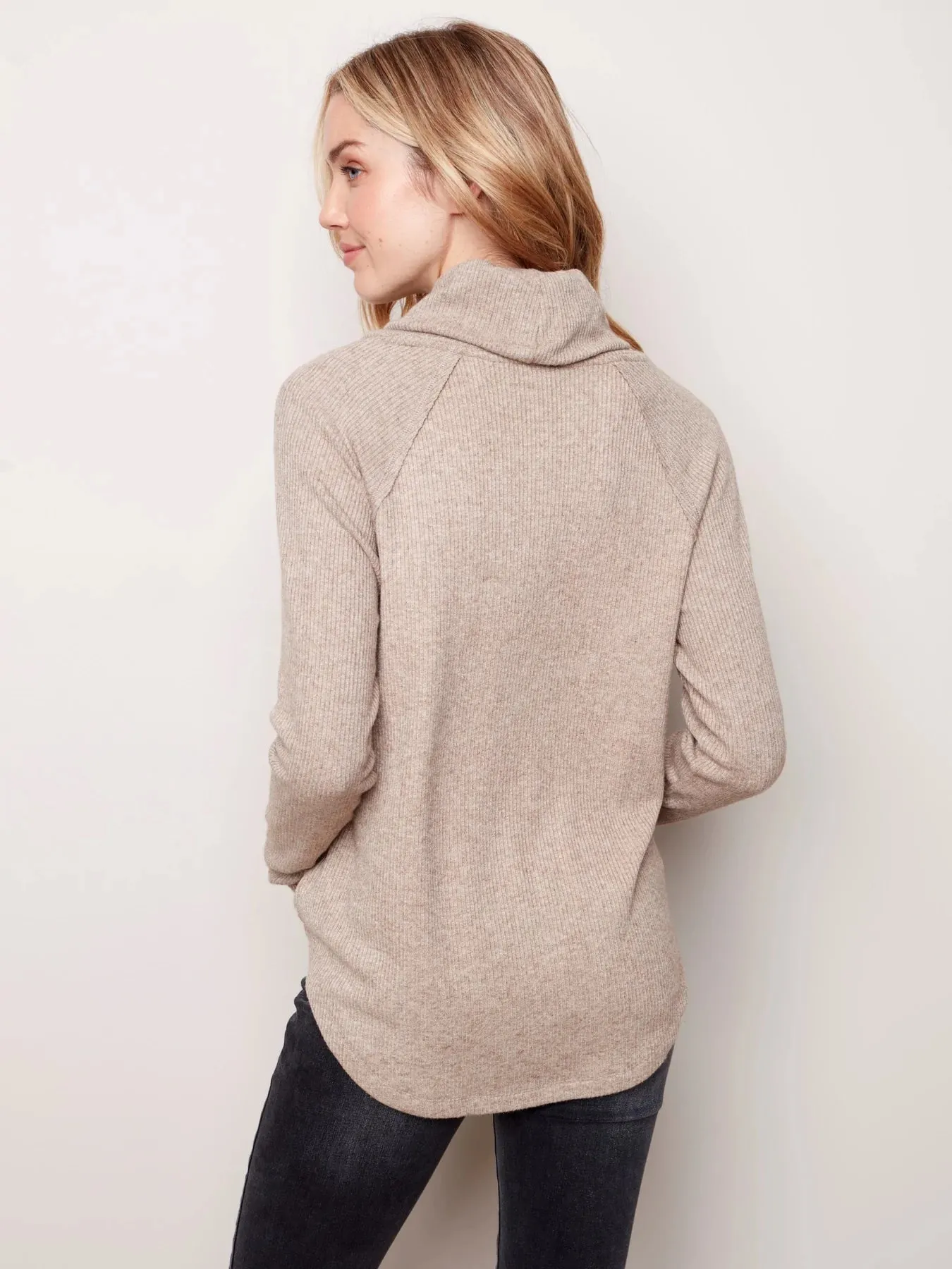 LONG SLEEVE SOFT RIB TOP