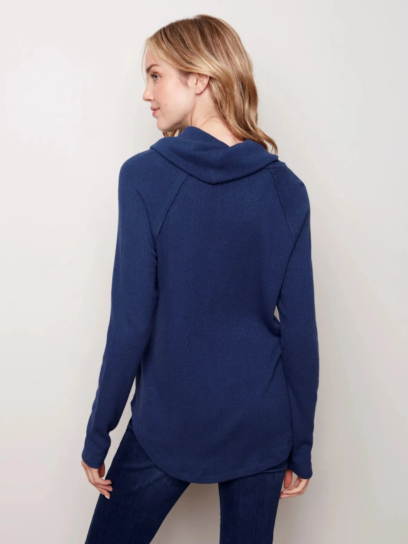 LONG SLEEVE SOFT RIB TOP
