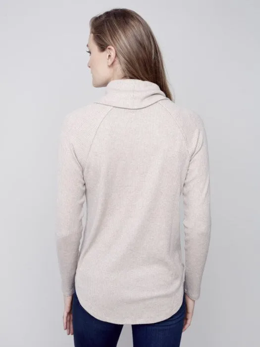 LONG SLEEVE SOFT RIB TOP