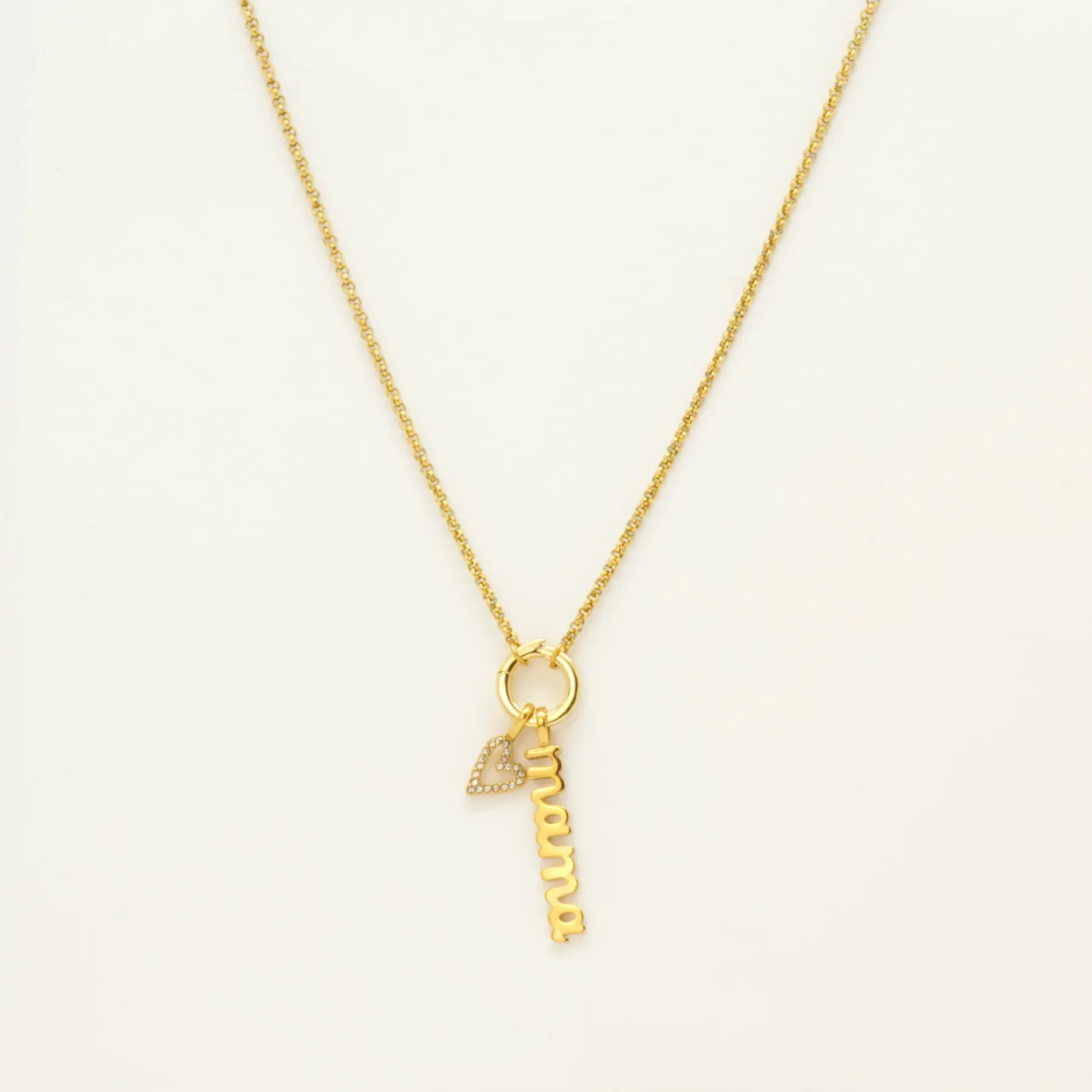 Mama Necklace~ Heart by Salty Cali