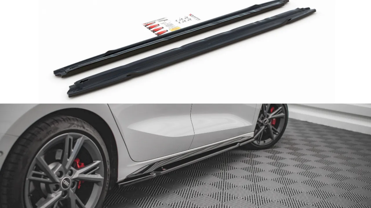 Maxton Design - SIDE SKIRTS DIFFUSERS AUDI S3 / A3 S-LINE 8Y