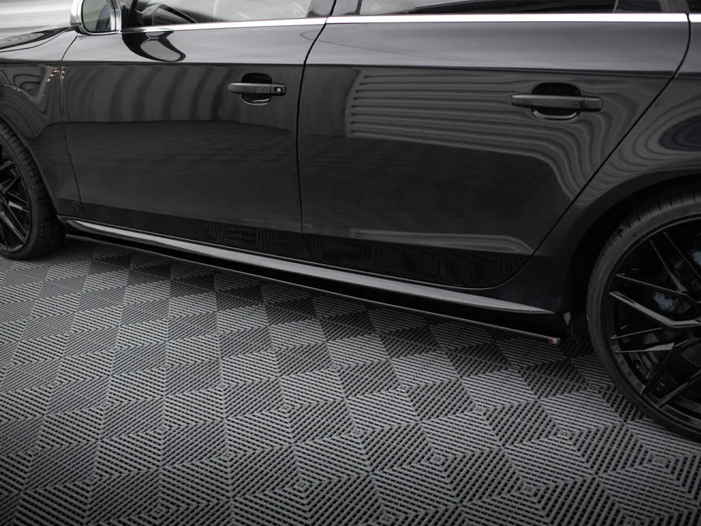 Maxton Design - SIDE SKIRTS DIFFUSERS AUDI S4 B8 FACELIFT (2012-UP)