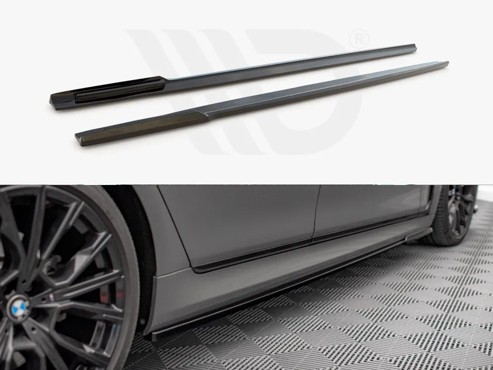 Maxton Design - SIDE SKIRTS DIFFUSERS BMW 7 G11 M-PACK FACELIFT (2019-)