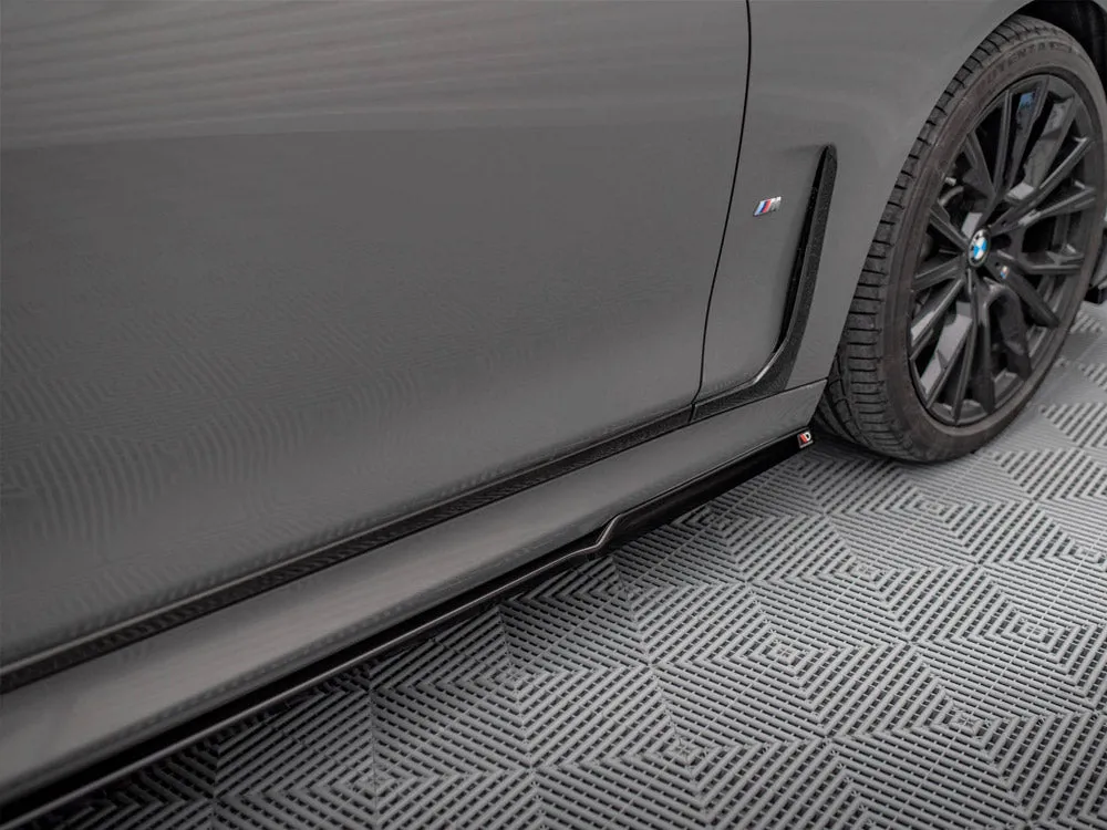 Maxton Design - SIDE SKIRTS DIFFUSERS BMW 7 G11 M-PACK FACELIFT (2019-)