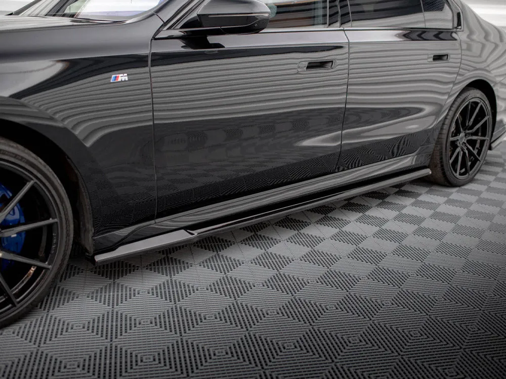 Maxton Design - SIDE SKIRTS DIFFUSERS BMW 7 M-PACK / M760E G70