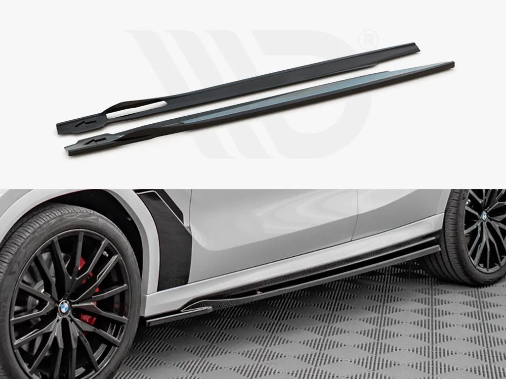 Maxton Design - SIDE SKIRTS DIFFUSERS BMW X6 M-PACK G06 / X6 M F96
