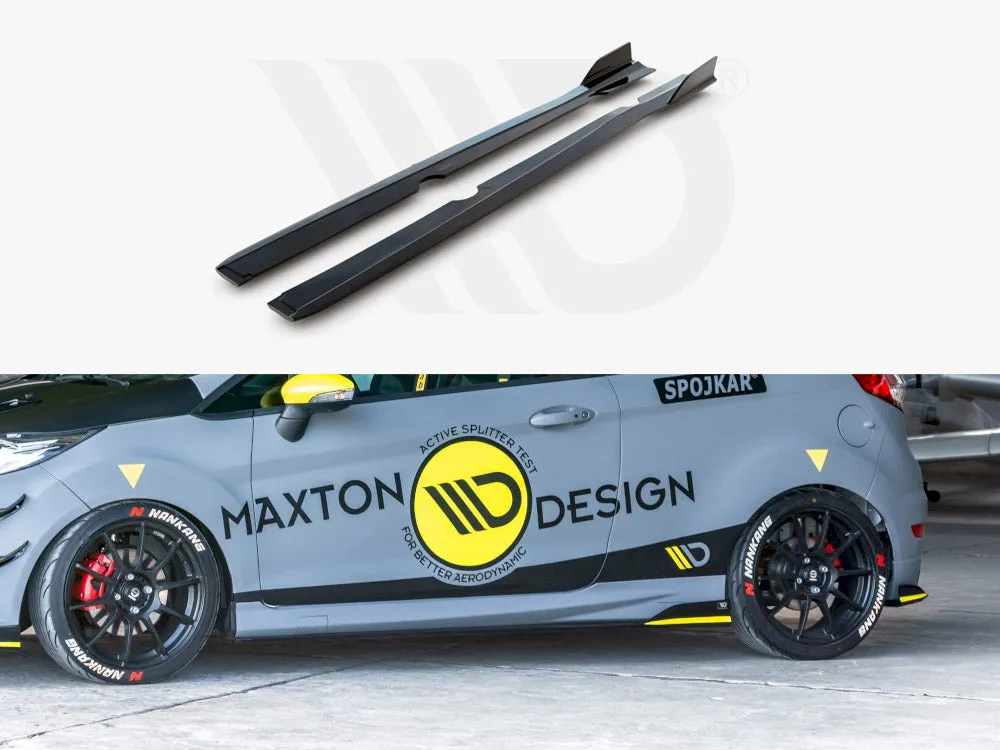 Maxton Design - SIDE SKIRTS DIFFUSERS FORD FIESTA MK7.5 ST (2013-2017)