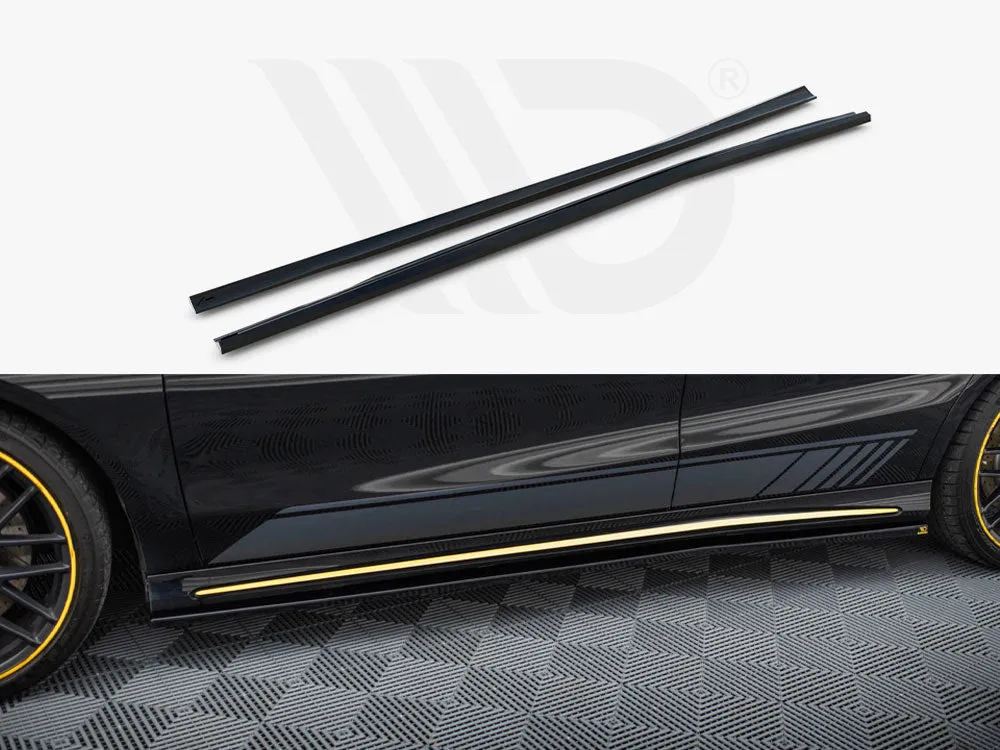 Maxton Design - SIDE SKIRTS DIFFUSERS MERCEDES-AMG CLA 45 C117 FACELIFT