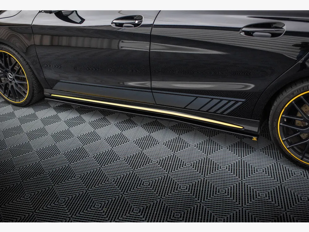 Maxton Design - SIDE SKIRTS DIFFUSERS MERCEDES-AMG CLA 45 C117 FACELIFT