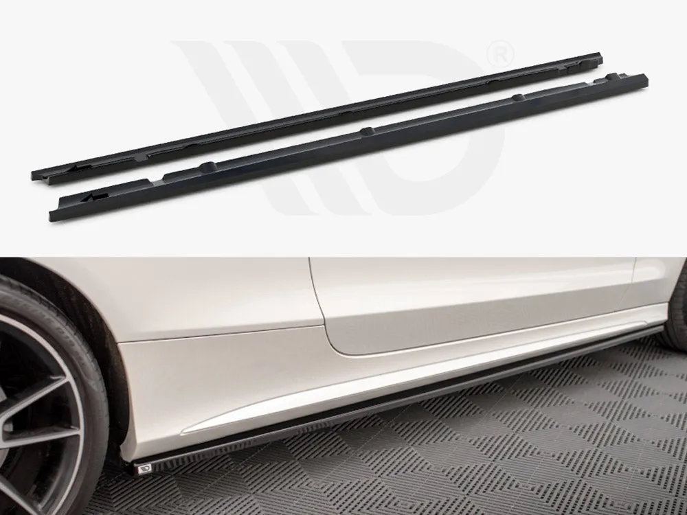 Maxton Design - SIDE SKIRTS DIFFUSERS MERCEDES C COUPE AMG-LINE C205 FACELIFT