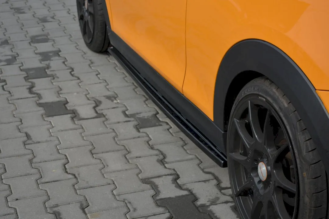 Maxton Design - Side Skirts Diffusers Mini Cooper S Mk3 Preface 3 Door (F56) (2014-2017)