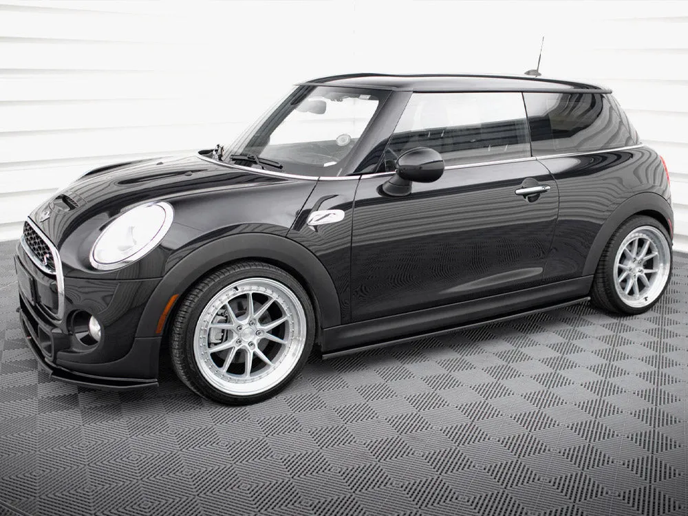 Maxton Design - Side Skirts Diffusers Mini Cooper S Mk3 Preface 3 Door (F56) (2014-2017)