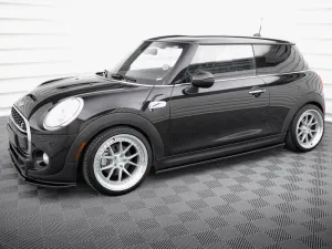 Maxton Design - Side Skirts Diffusers Mini Cooper S Mk3 Preface 3 Door (F56) (2014-2017)