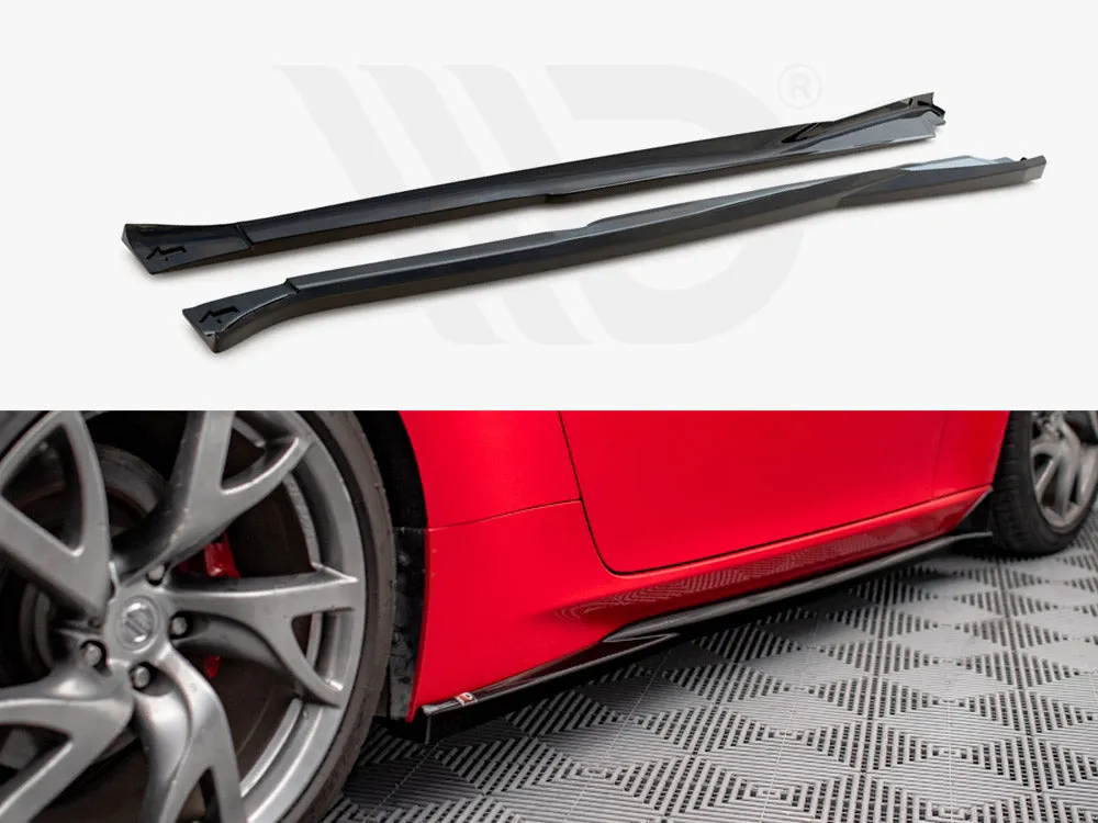 Maxton Design - SIDE SKIRTS DIFFUSERS NISSAN 370Z FACELIFT (2012-2020)