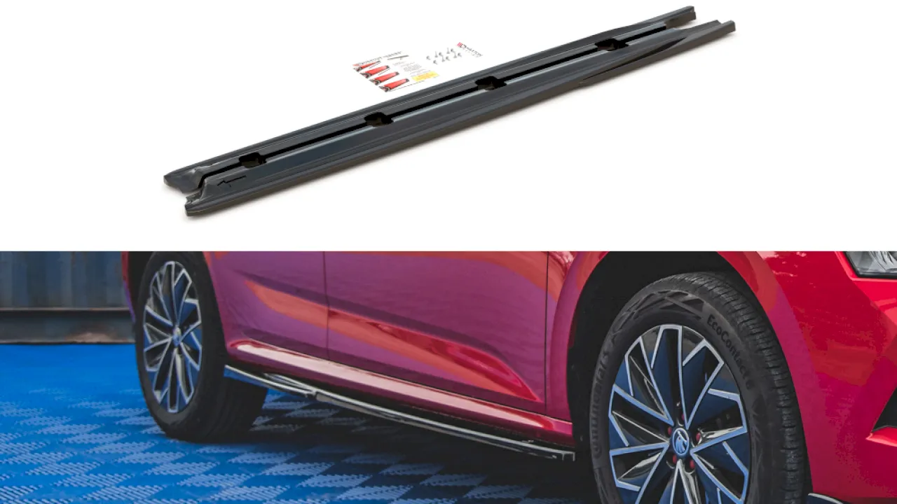 Maxton Design - SIDE SKIRTS DIFFUSERS SKODA KAMIQ (2019-)
