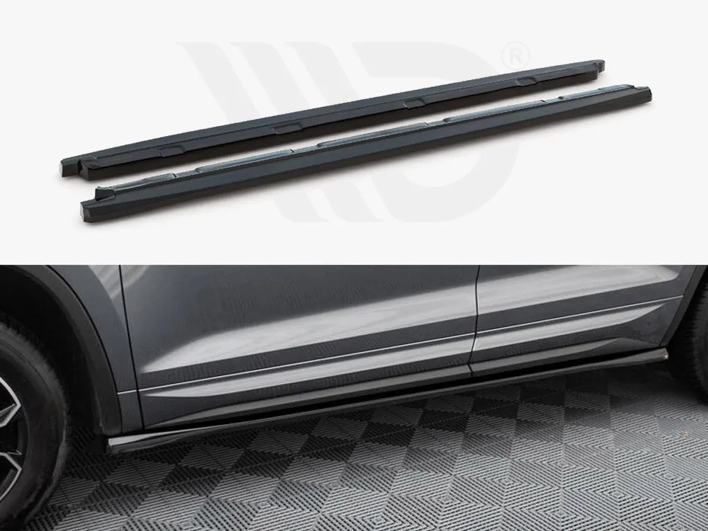 Maxton Design - SIDE SKIRTS DIFFUSERS SKODA KODIAQ SPORTLINE MK1 FACELIFT