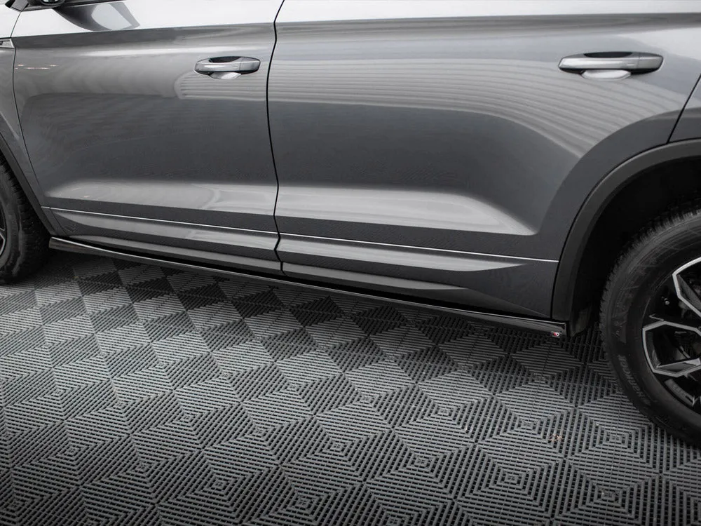 Maxton Design - SIDE SKIRTS DIFFUSERS SKODA KODIAQ SPORTLINE MK1 FACELIFT