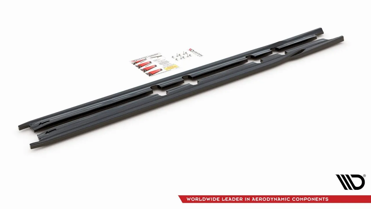 Maxton Design - SIDE SKIRTS DIFFUSERS V1 SEAT LEON FR MK4 / CUPRA LEON