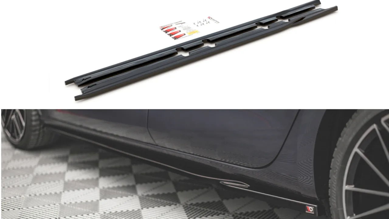 Maxton Design - SIDE SKIRTS DIFFUSERS V1 SEAT LEON FR MK4 / CUPRA LEON