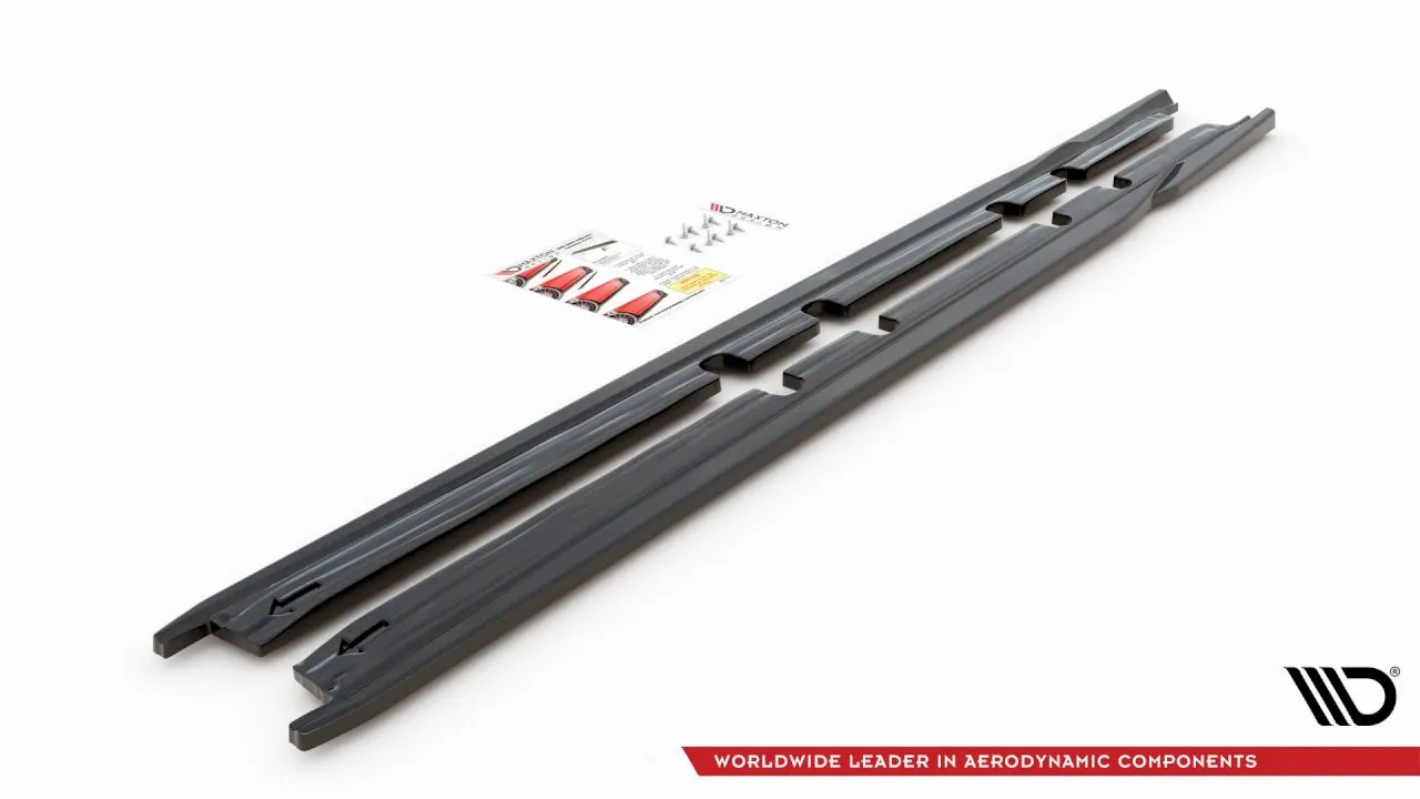 Maxton Design - SIDE SKIRTS DIFFUSERS V1 SEAT LEON FR MK4 / CUPRA LEON