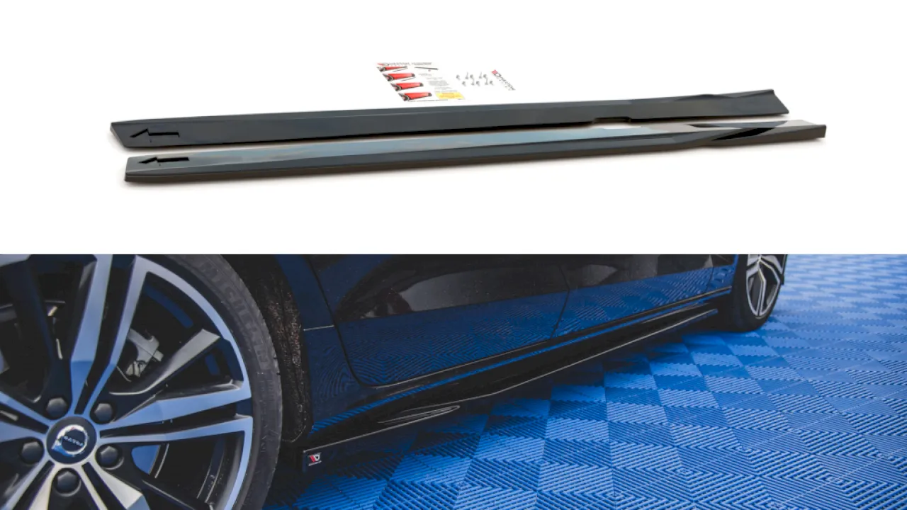 Maxton Design - SIDE SKIRTS DIFFUSERS V.1 VOLVO S60/V60 R-DESIGN MK3 (2018-)