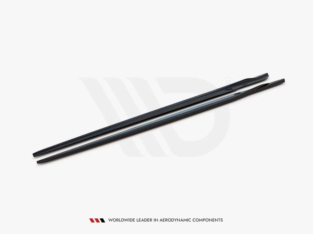 Maxton Design - SIDE SKIRTS DIFFUSERS V.2 BMW M8 GRAN COUPE F93 / 8 GRAN COUPE M-PACK G16 (2019-)