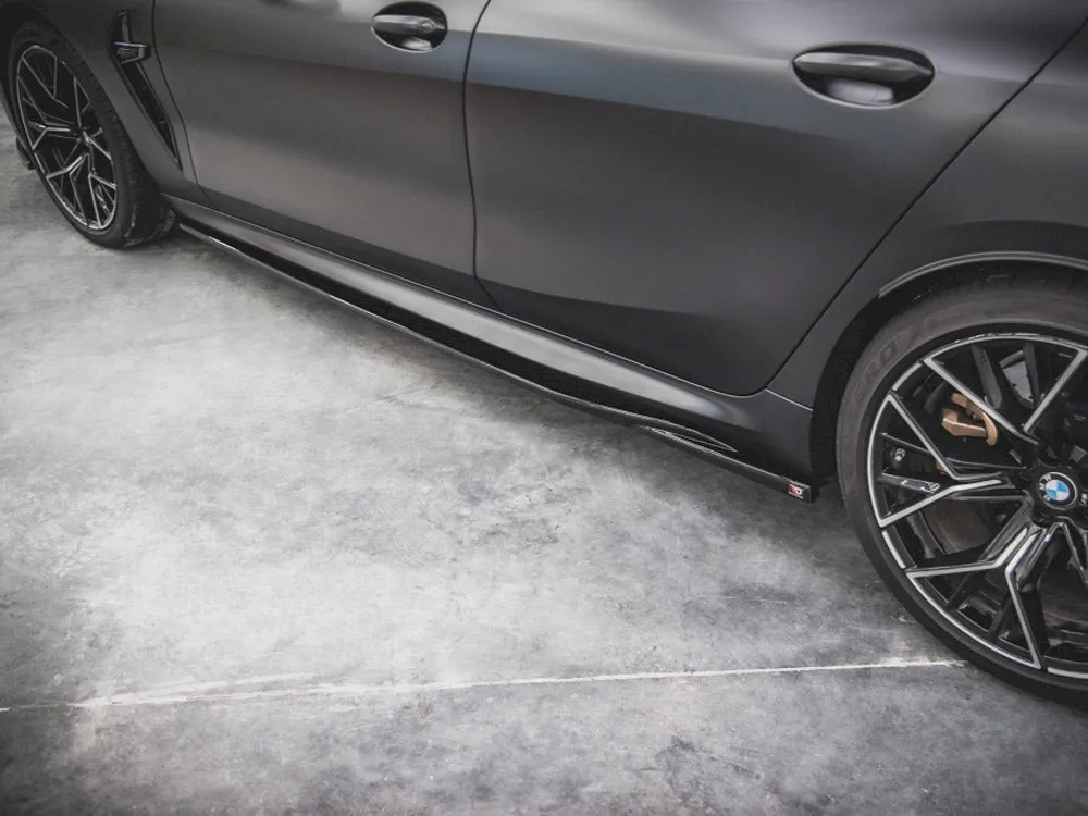 Maxton Design - SIDE SKIRTS DIFFUSERS V.2 BMW M8 GRAN COUPE F93 / 8 GRAN COUPE M-PACK G16 (2019-)