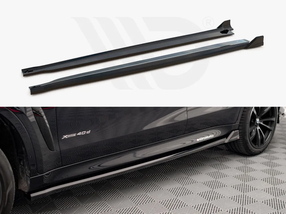 Maxton Design - SIDE SKIRTS DIFFUSERS V.2 BMW X6 M SPORT F16