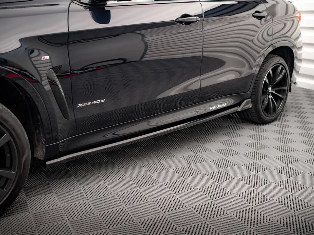 Maxton Design - SIDE SKIRTS DIFFUSERS V.2 BMW X6 M SPORT F16