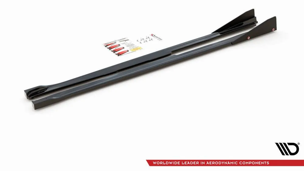 Maxton Design - SIDE SKIRTS DIFFUSERS V.2   FLAPS TOYOTA GR YARIS MK4