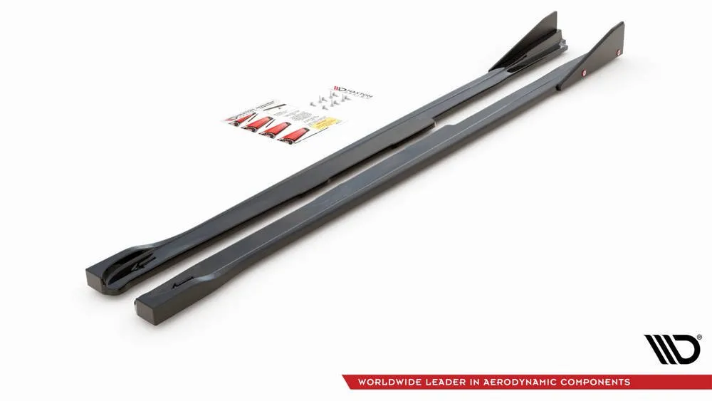 Maxton Design - SIDE SKIRTS DIFFUSERS V.2   FLAPS TOYOTA GR YARIS MK4
